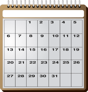 calendar, schedule, notes