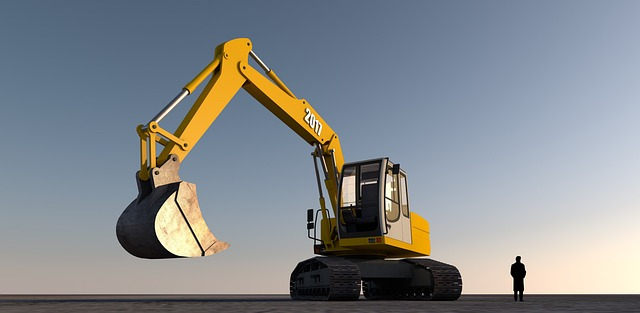 excavator, shovel, construction machine