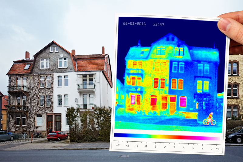 thermal imaging home inspection, thermogram