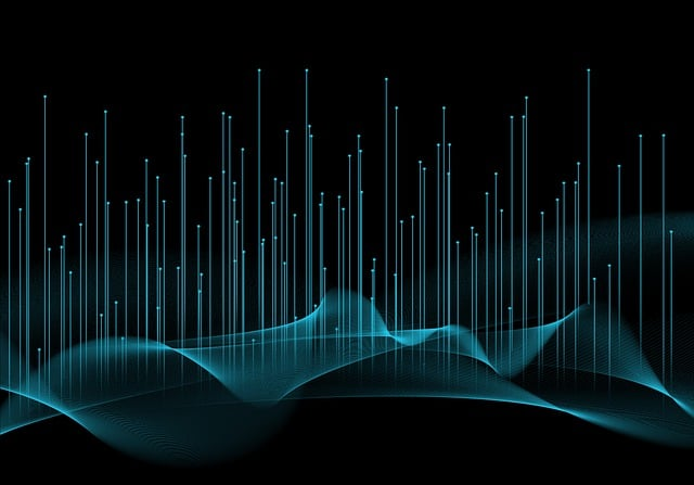 particles, vibration, lines