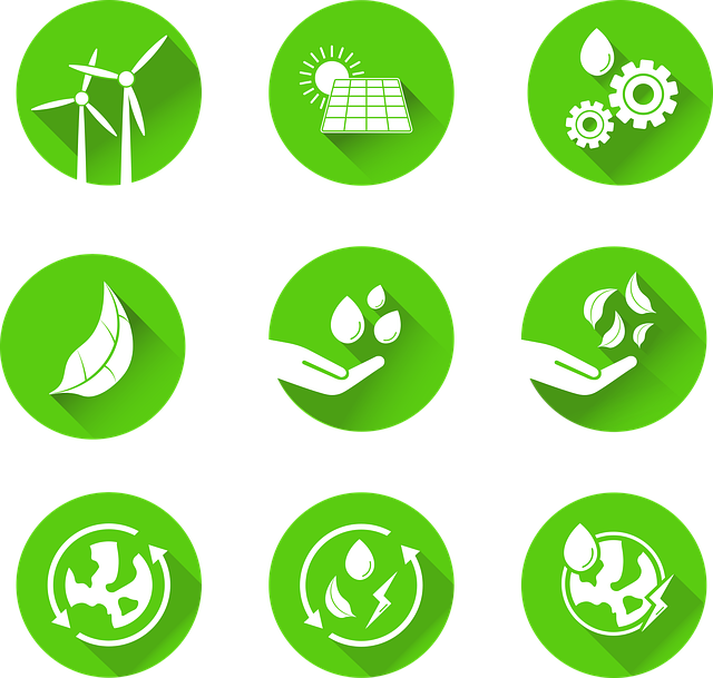 sustainability icons, icons, set