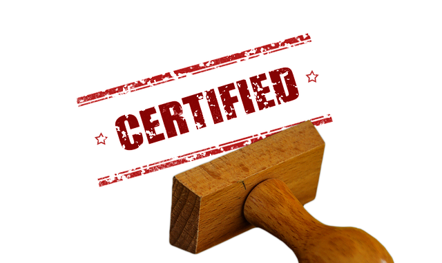 rubber stamp, certificate, certified