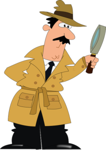 detective, investigation, man