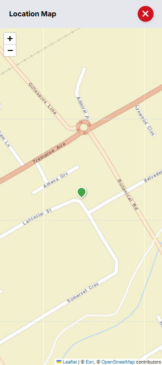 Digital Inspection App Map 